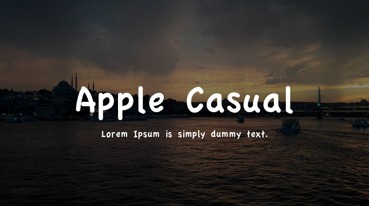 Casual font free